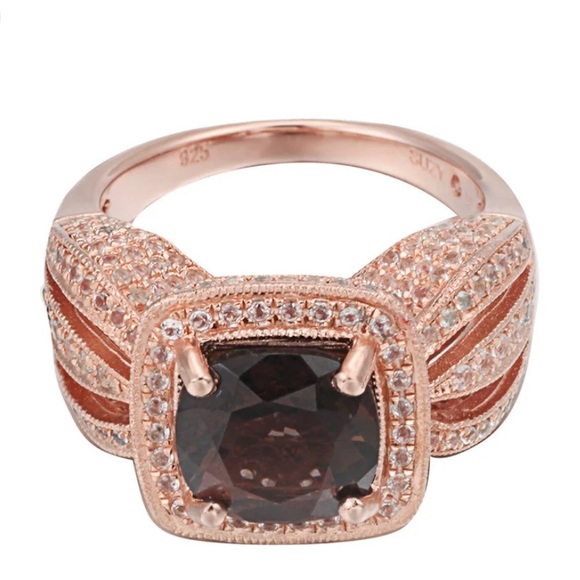 Levian Cushion Halo Chocolate Diamonds Ring - Picture 7 of 10